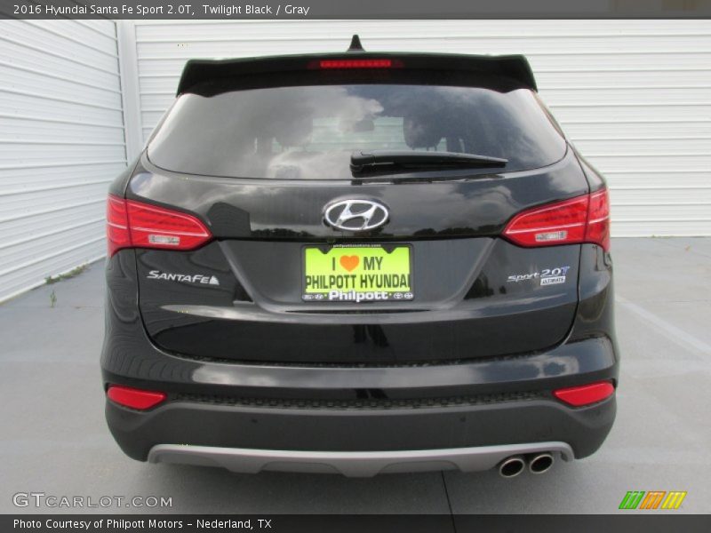 Twilight Black / Gray 2016 Hyundai Santa Fe Sport 2.0T