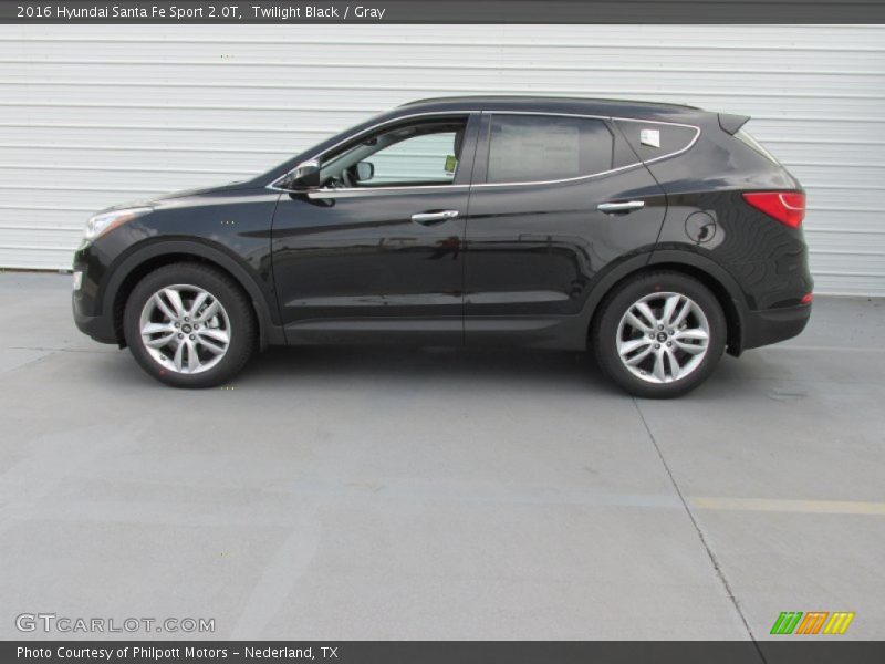 Twilight Black / Gray 2016 Hyundai Santa Fe Sport 2.0T