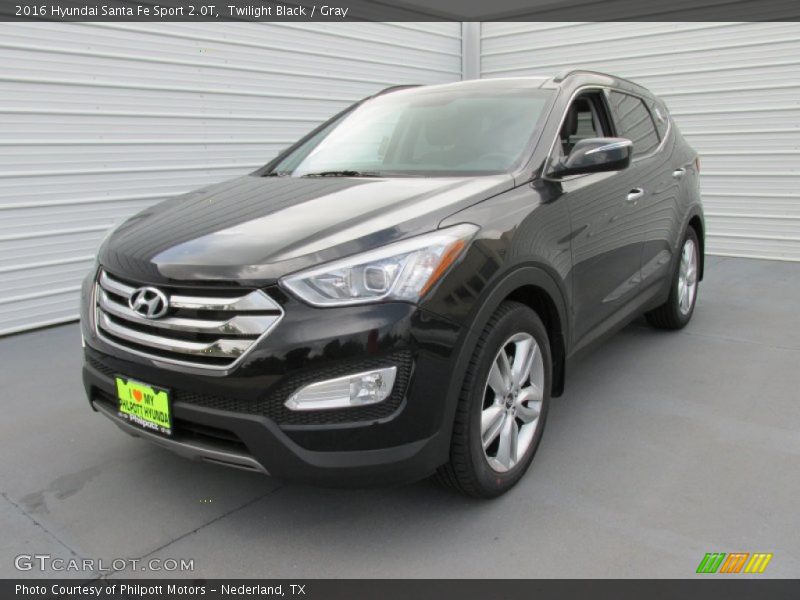 Twilight Black / Gray 2016 Hyundai Santa Fe Sport 2.0T