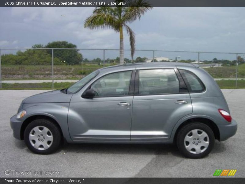 Steel Silver Metallic / Pastel Slate Gray 2009 Chrysler PT Cruiser LX