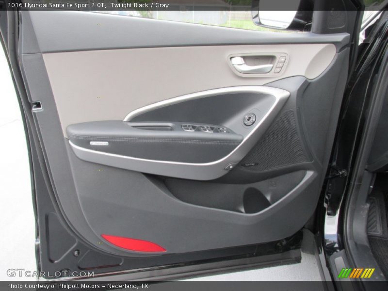 Twilight Black / Gray 2016 Hyundai Santa Fe Sport 2.0T