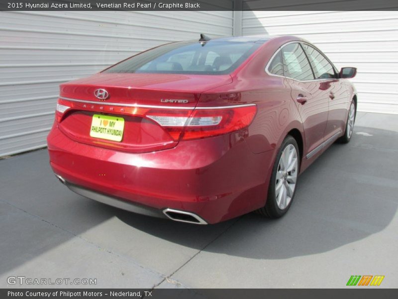 Venetian Red Pearl / Graphite Black 2015 Hyundai Azera Limited