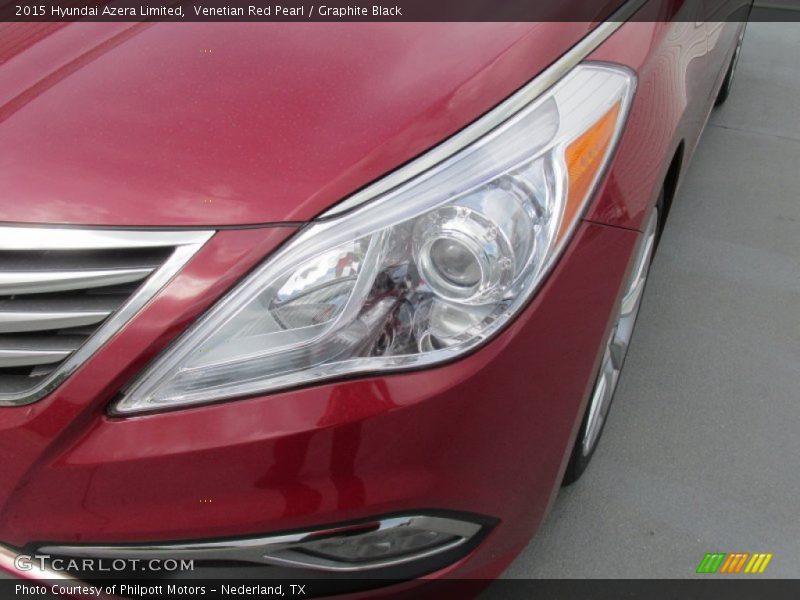 Venetian Red Pearl / Graphite Black 2015 Hyundai Azera Limited