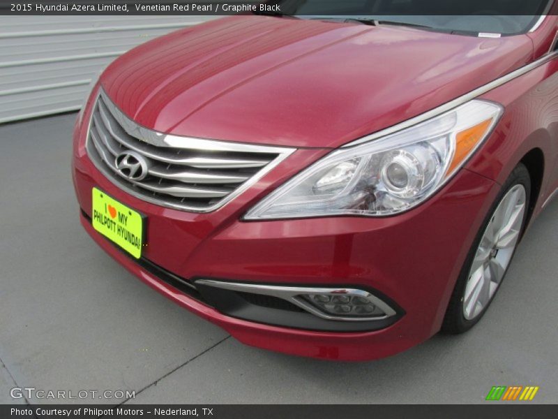 Venetian Red Pearl / Graphite Black 2015 Hyundai Azera Limited