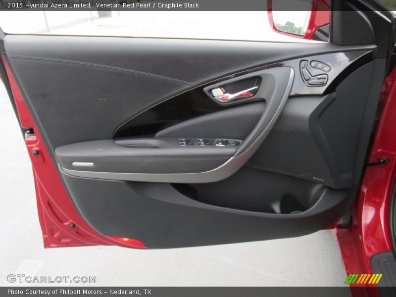 Venetian Red Pearl / Graphite Black 2015 Hyundai Azera Limited