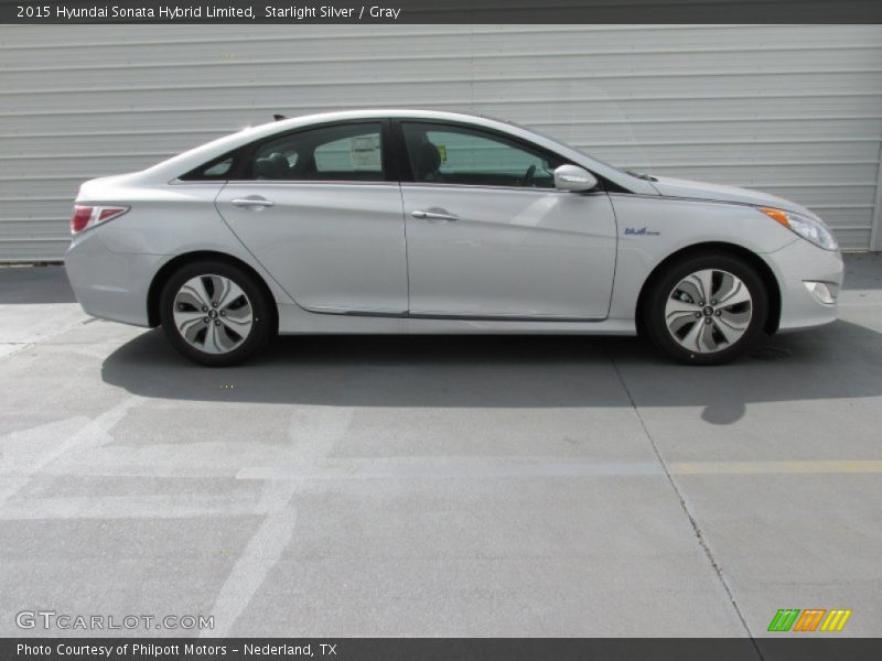 Starlight Silver / Gray 2015 Hyundai Sonata Hybrid Limited