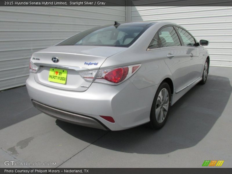 Starlight Silver / Gray 2015 Hyundai Sonata Hybrid Limited