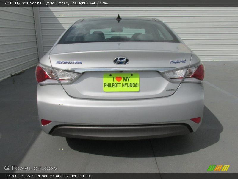 Starlight Silver / Gray 2015 Hyundai Sonata Hybrid Limited