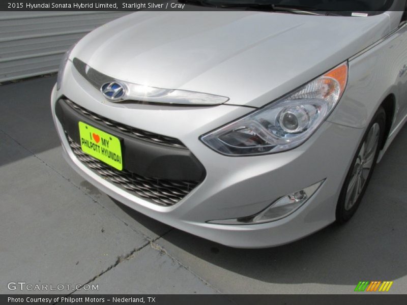 Starlight Silver / Gray 2015 Hyundai Sonata Hybrid Limited