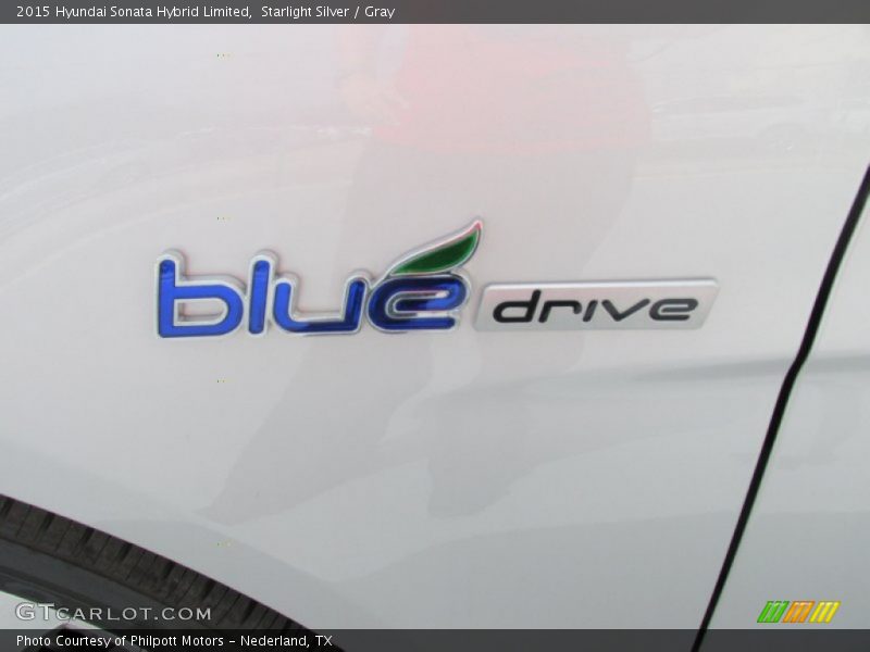 Starlight Silver / Gray 2015 Hyundai Sonata Hybrid Limited