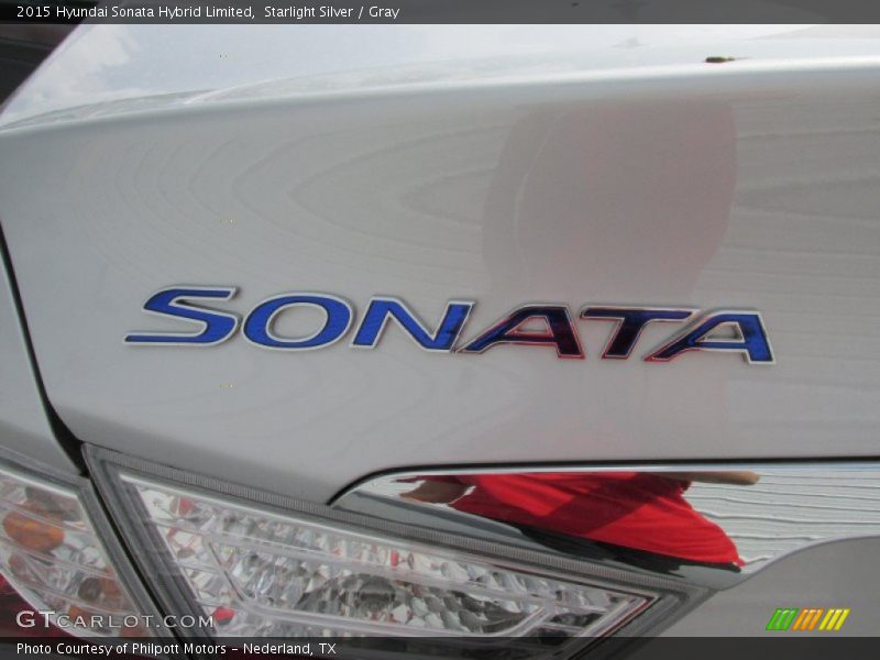Starlight Silver / Gray 2015 Hyundai Sonata Hybrid Limited