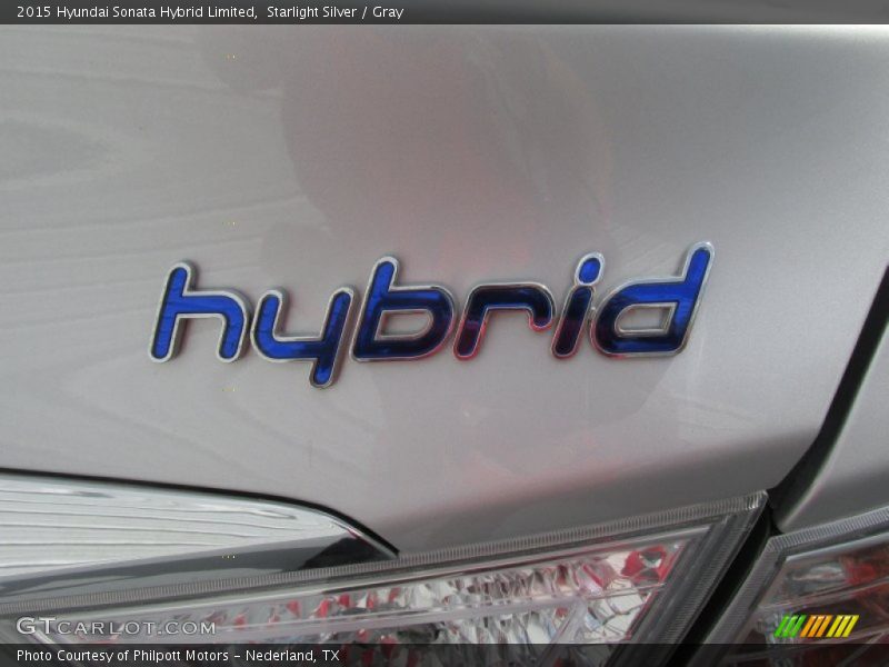 Starlight Silver / Gray 2015 Hyundai Sonata Hybrid Limited