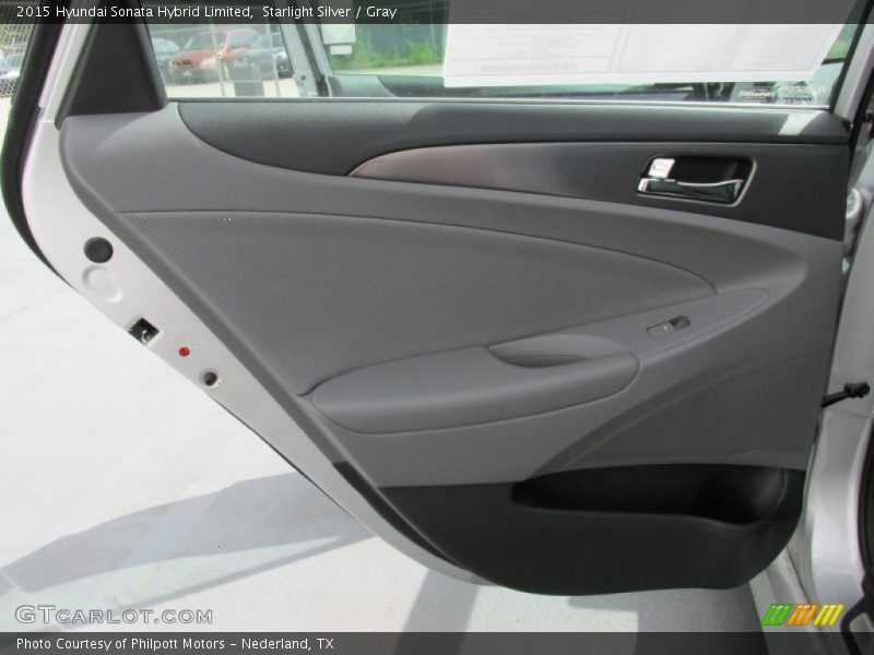 Starlight Silver / Gray 2015 Hyundai Sonata Hybrid Limited