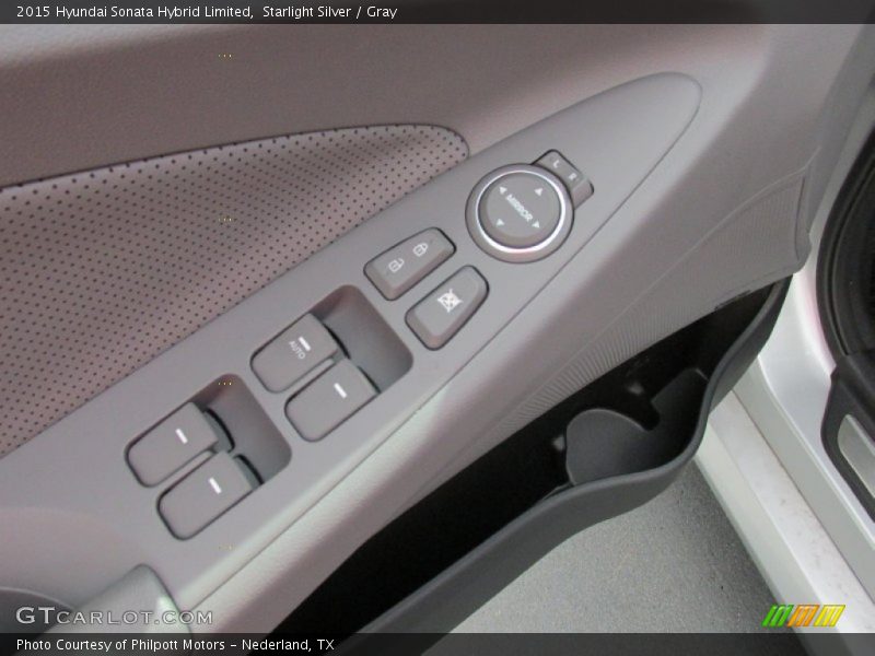 Starlight Silver / Gray 2015 Hyundai Sonata Hybrid Limited