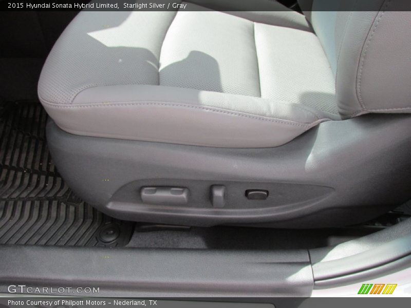 Starlight Silver / Gray 2015 Hyundai Sonata Hybrid Limited