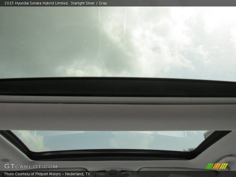 Starlight Silver / Gray 2015 Hyundai Sonata Hybrid Limited