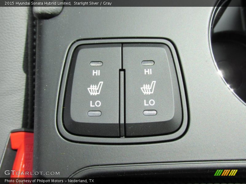 Starlight Silver / Gray 2015 Hyundai Sonata Hybrid Limited