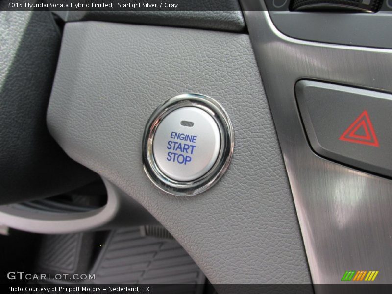 Starlight Silver / Gray 2015 Hyundai Sonata Hybrid Limited