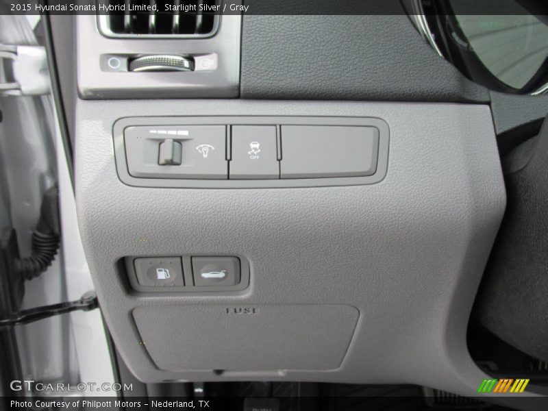 Starlight Silver / Gray 2015 Hyundai Sonata Hybrid Limited