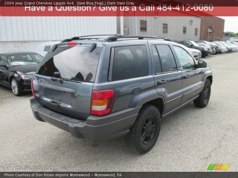 Steel Blue Pearl / Dark Slate Gray 2004 Jeep Grand Cherokee Laredo 4x4