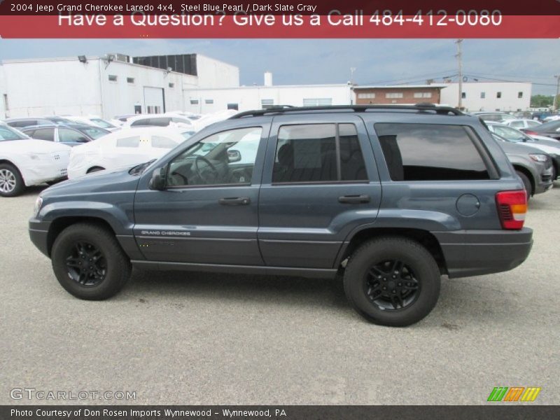 Steel Blue Pearl / Dark Slate Gray 2004 Jeep Grand Cherokee Laredo 4x4