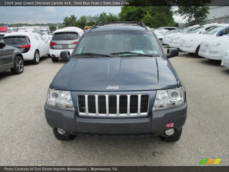 Steel Blue Pearl / Dark Slate Gray 2004 Jeep Grand Cherokee Laredo 4x4