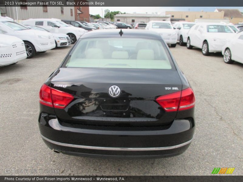 Black / Cornsilk Beige 2013 Volkswagen Passat TDI SEL