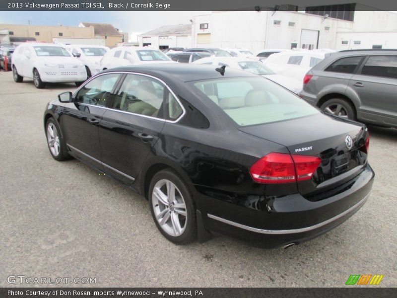 Black / Cornsilk Beige 2013 Volkswagen Passat TDI SEL