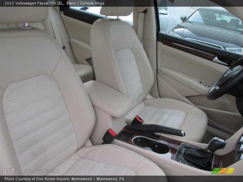 Black / Cornsilk Beige 2013 Volkswagen Passat TDI SEL