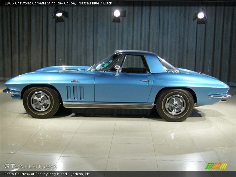 Nassau Blue / Black 1966 Chevrolet Corvette Sting Ray Coupe