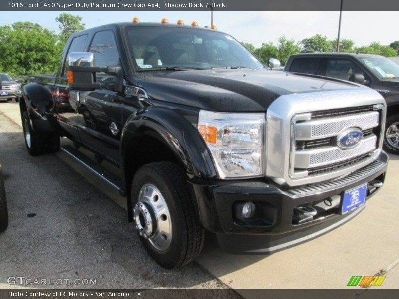 Shadow Black / Black 2016 Ford F450 Super Duty Platinum Crew Cab 4x4