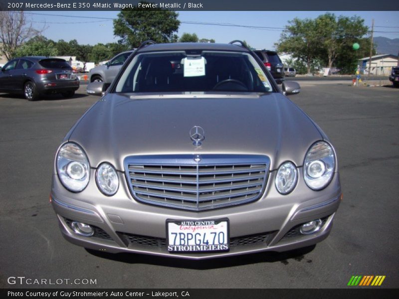 Pewter Metallic / Black 2007 Mercedes-Benz E 350 4Matic Wagon