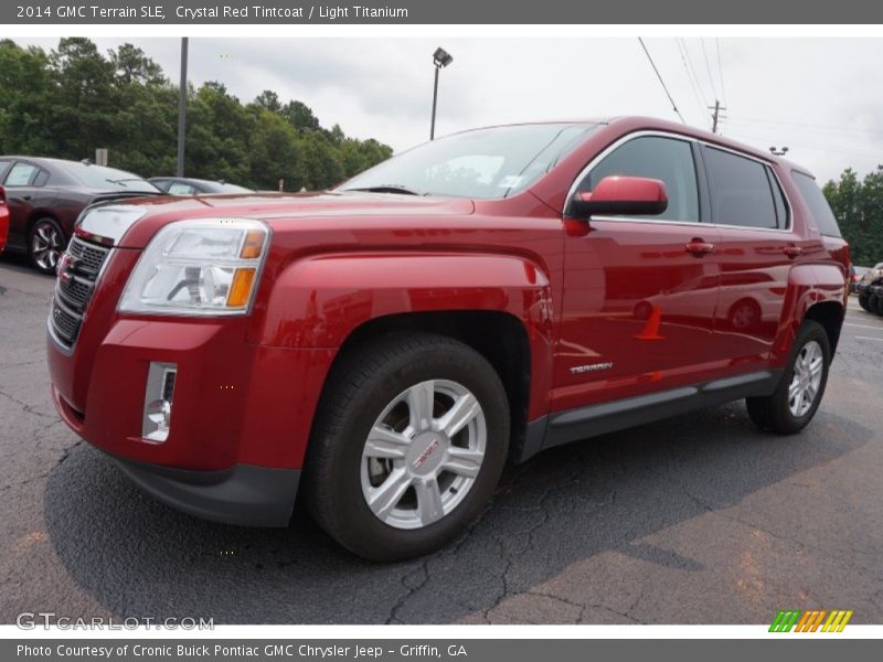Crystal Red Tintcoat / Light Titanium 2014 GMC Terrain SLE