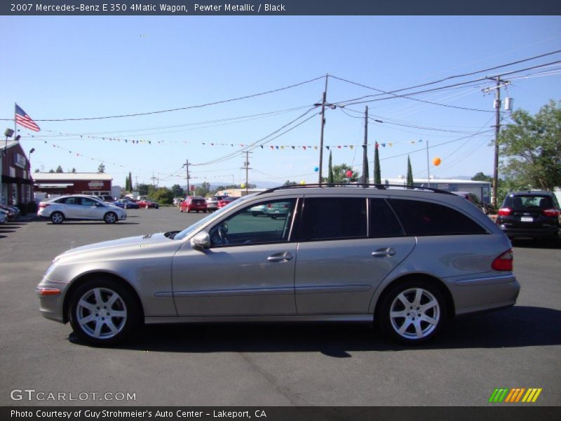 Pewter Metallic / Black 2007 Mercedes-Benz E 350 4Matic Wagon