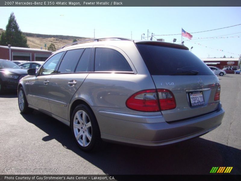 Pewter Metallic / Black 2007 Mercedes-Benz E 350 4Matic Wagon