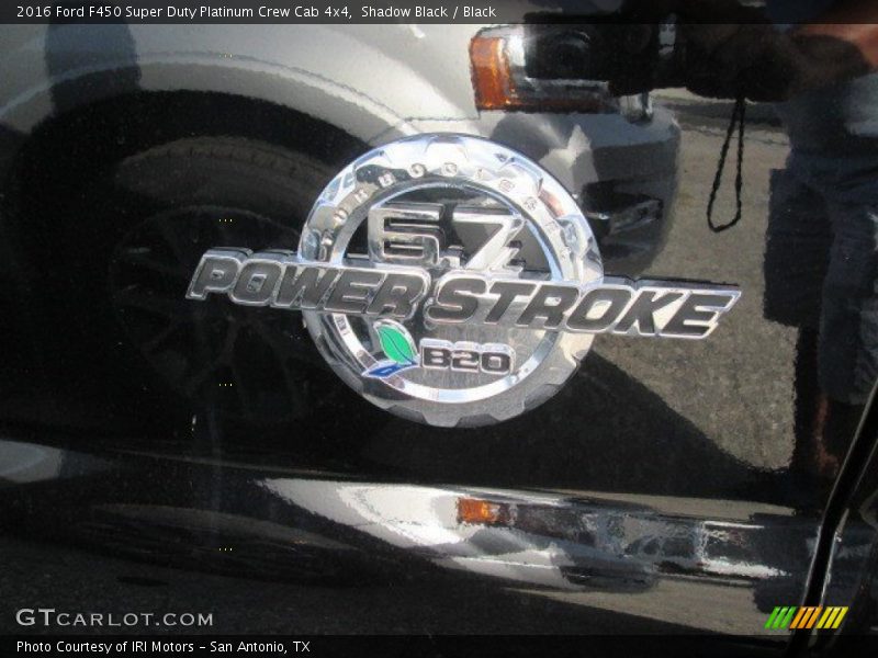 Shadow Black / Black 2016 Ford F450 Super Duty Platinum Crew Cab 4x4