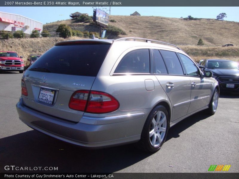 Pewter Metallic / Black 2007 Mercedes-Benz E 350 4Matic Wagon