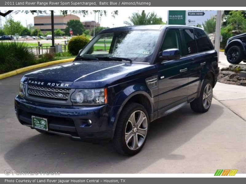 Baltic Blue / Almond/Nutmeg 2011 Land Rover Range Rover Sport Supercharged