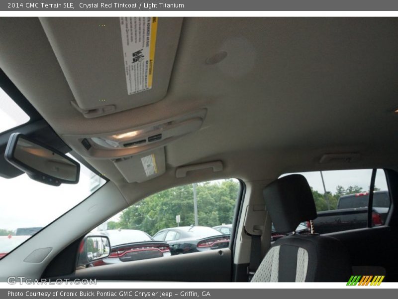Crystal Red Tintcoat / Light Titanium 2014 GMC Terrain SLE