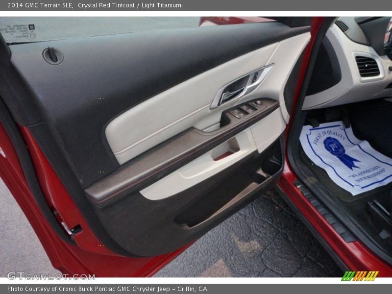 Crystal Red Tintcoat / Light Titanium 2014 GMC Terrain SLE