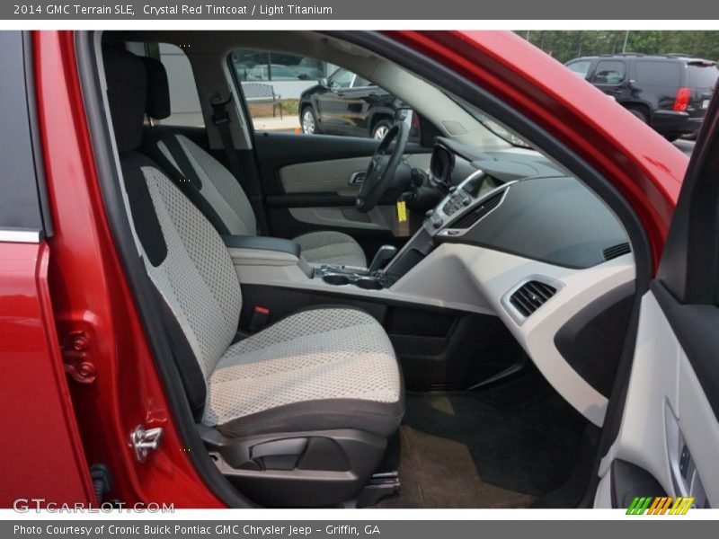 Crystal Red Tintcoat / Light Titanium 2014 GMC Terrain SLE