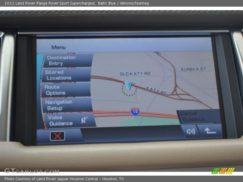 Navigation of 2011 Range Rover Sport Supercharged