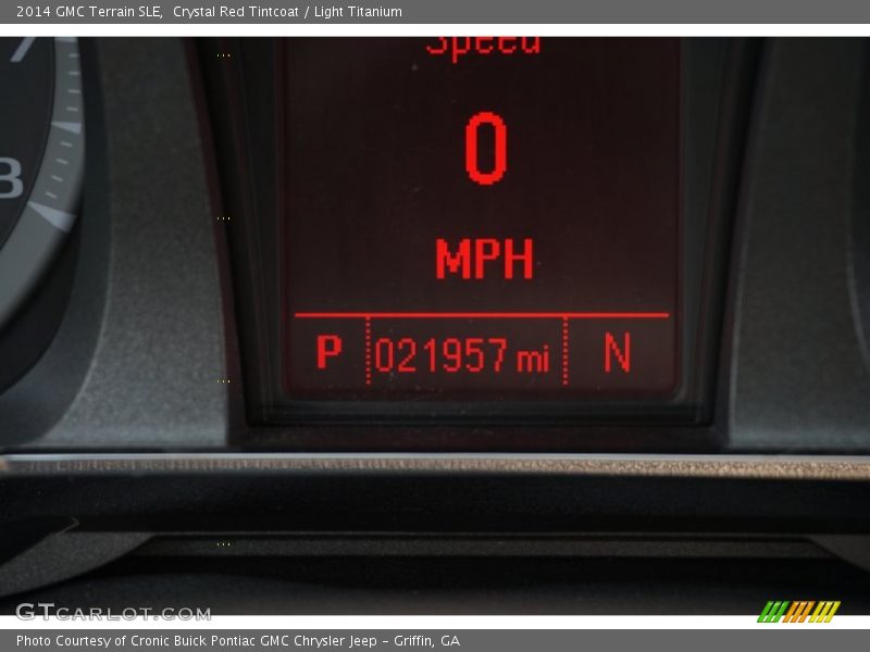 Crystal Red Tintcoat / Light Titanium 2014 GMC Terrain SLE