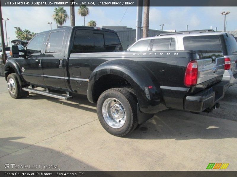 Shadow Black / Black 2016 Ford F450 Super Duty Platinum Crew Cab 4x4