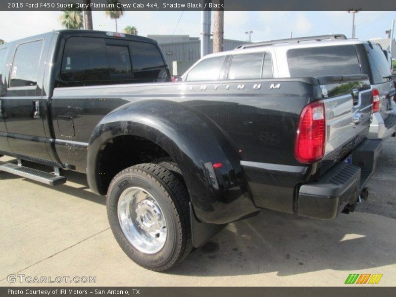 Shadow Black / Black 2016 Ford F450 Super Duty Platinum Crew Cab 4x4