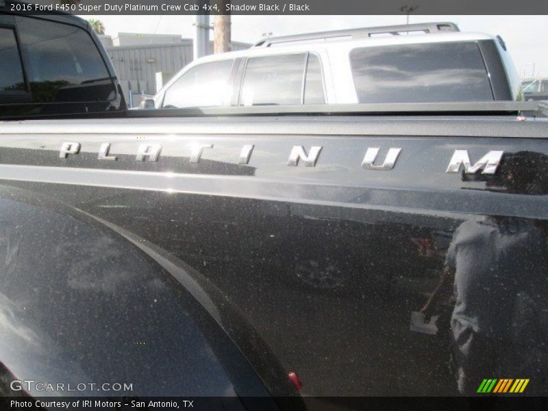 Shadow Black / Black 2016 Ford F450 Super Duty Platinum Crew Cab 4x4