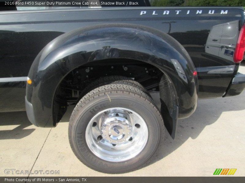 Shadow Black / Black 2016 Ford F450 Super Duty Platinum Crew Cab 4x4