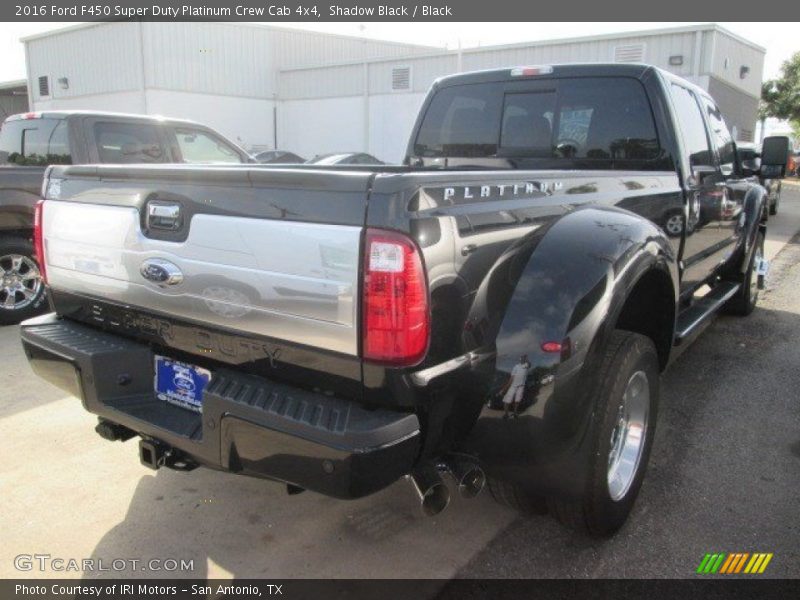 Shadow Black / Black 2016 Ford F450 Super Duty Platinum Crew Cab 4x4