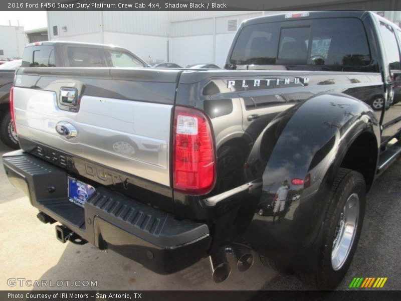 Shadow Black / Black 2016 Ford F450 Super Duty Platinum Crew Cab 4x4