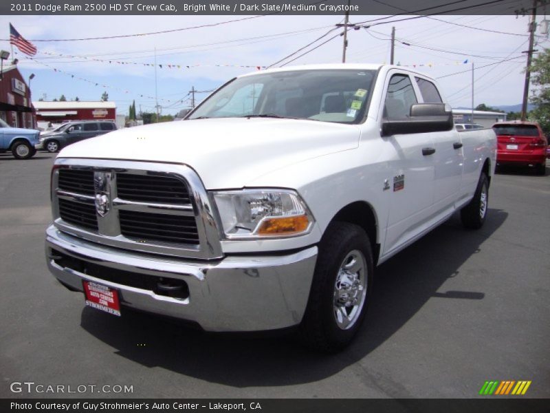 Bright White / Dark Slate/Medium Graystone 2011 Dodge Ram 2500 HD ST Crew Cab